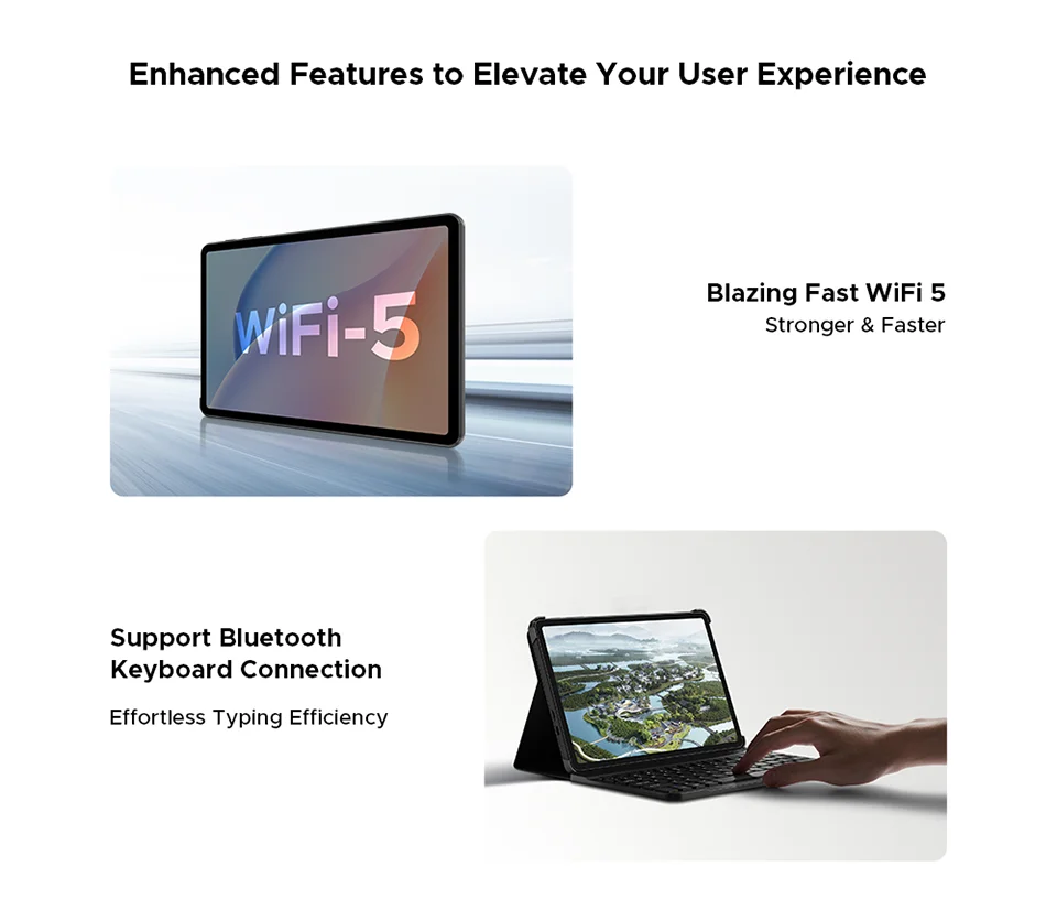 DOOGEE Tab A9 Tablet HD-Display - 12GB RAM 6580mAh 10,1 Zoll