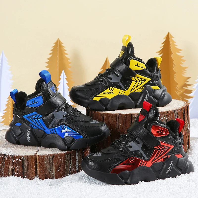 Kinder Schneestiefel für Jungen Mädchen Hochwertige Winter Warme Wasserdichte Kinder Mode Sportschuhe Turnschuhe Mädchen Schneestiefel