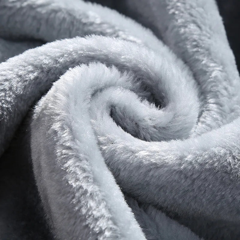 NordX Winterjacke Kapuze - Dicke Fleece, Reißverschluss