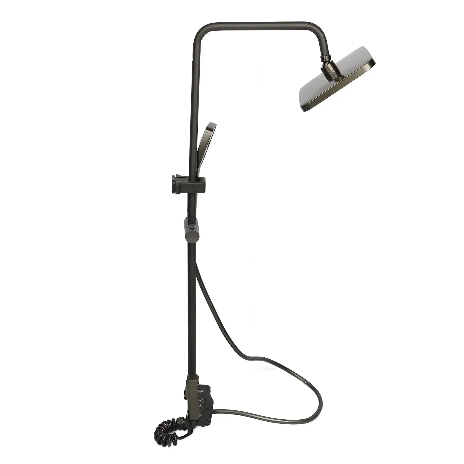 Wandmontierte Duschvorrichtungen, rostfrei, komplettes Duschkopf-Set mit unabhängiger Steuerung, feines Kupfer mit Thermostat für Zuhause by Golden Bridge Store