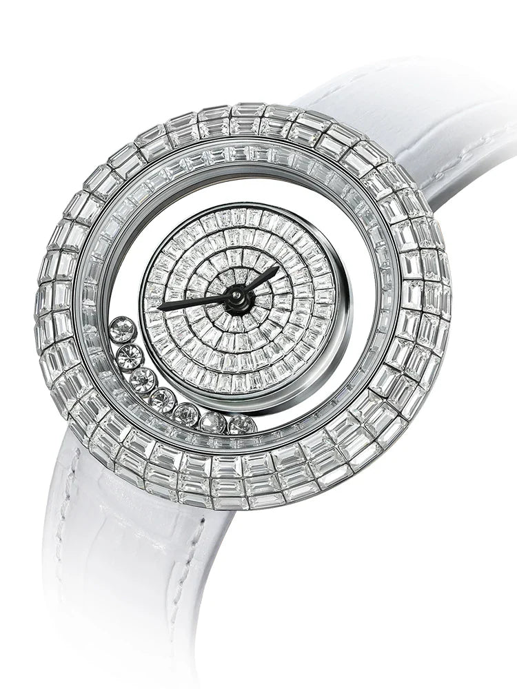 Women fashion crystal quartz wristwatch elegant bracelet ladies gift