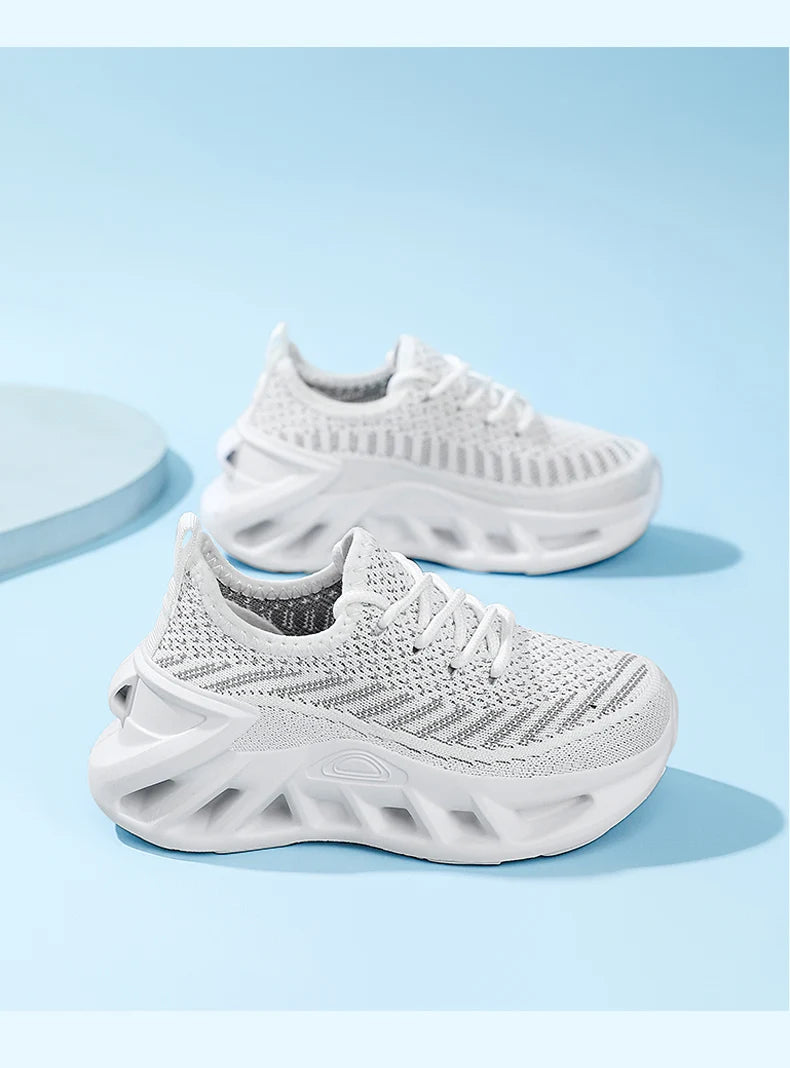 Kinder Schuhe 2025 - Junge Casual Sneakers Platform Komfortabel Schwarz Weiß - Kind Schule Sport Tenis Unisex Sport Schuhe