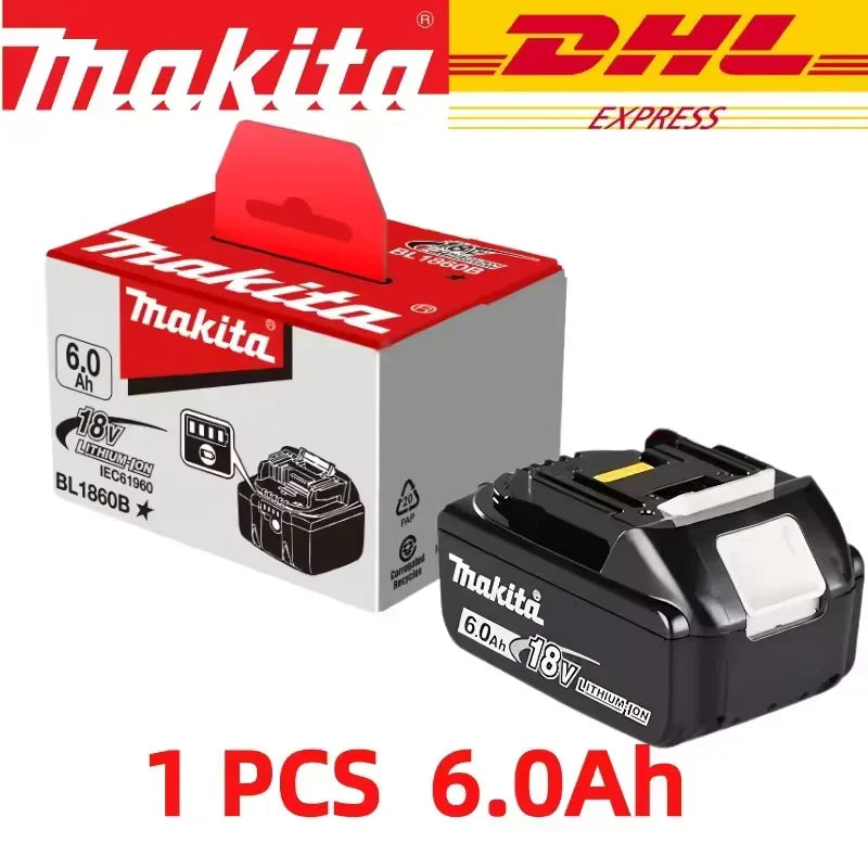 👍100% NEU Original Makita 18V 6.0Ah Batterie 2025 - BL1830 BL1830B BL1840 BL1840B BL1850 BL1850B Power Tools