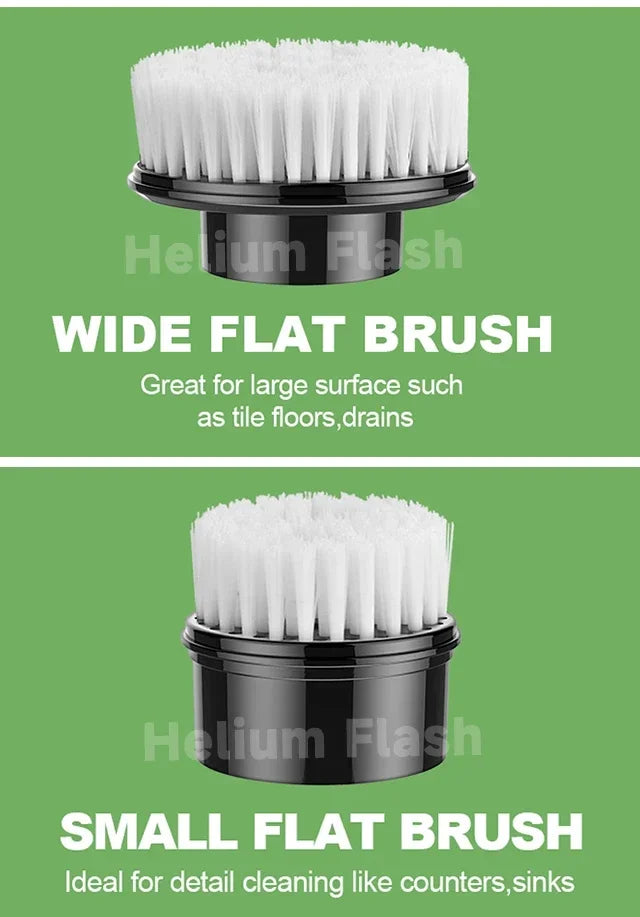 Household Cordless Spin Scrubber Kitchen Gadgets Hair Brushes Bathroom Broom Toilet Mops Electric Multipurpose Cleaning Brush