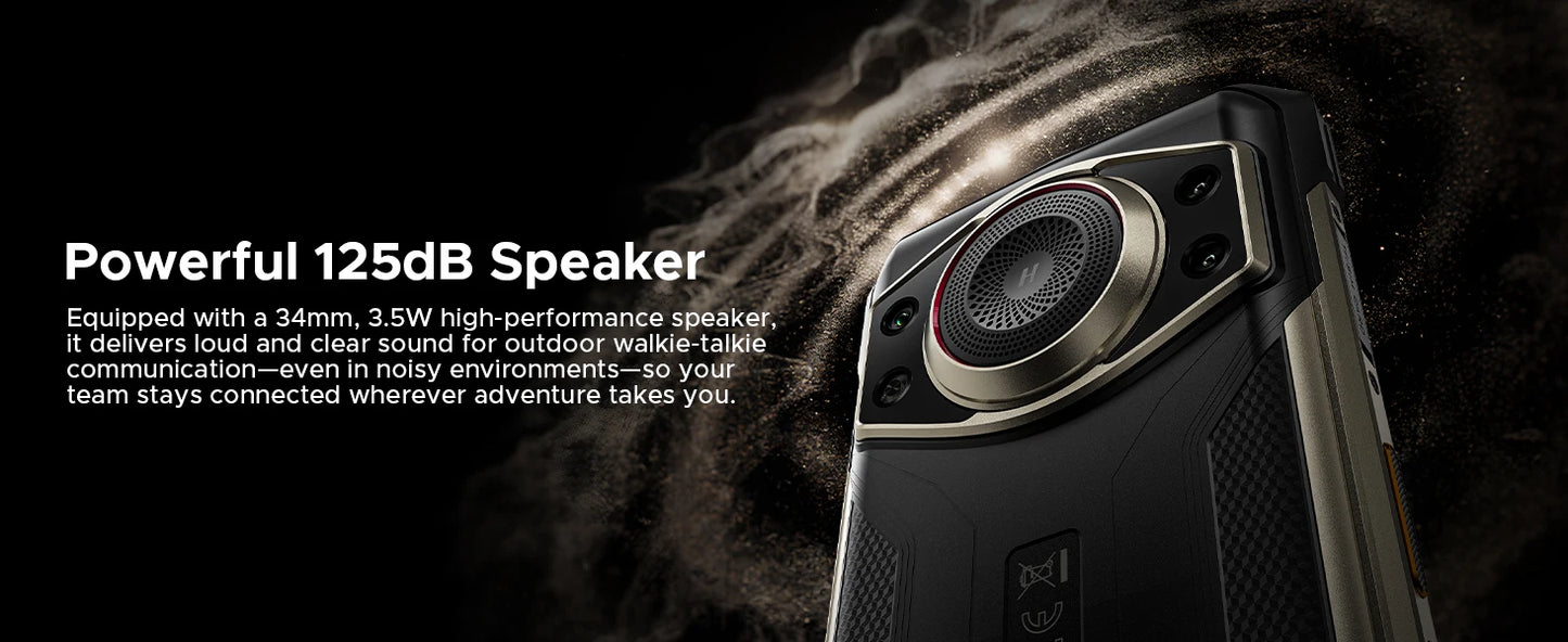 DOOGEE Fire 7 Ultra 5G Robustes Smartphone - 13000 mAh, 33 W, 6,6 Zoll