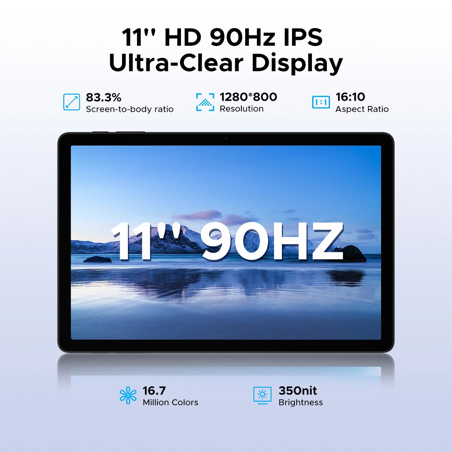 DOOGEE Tab G6 2-in-1 Tablet - 11 Zoll Display 8000mAh Akku 6GB RAM