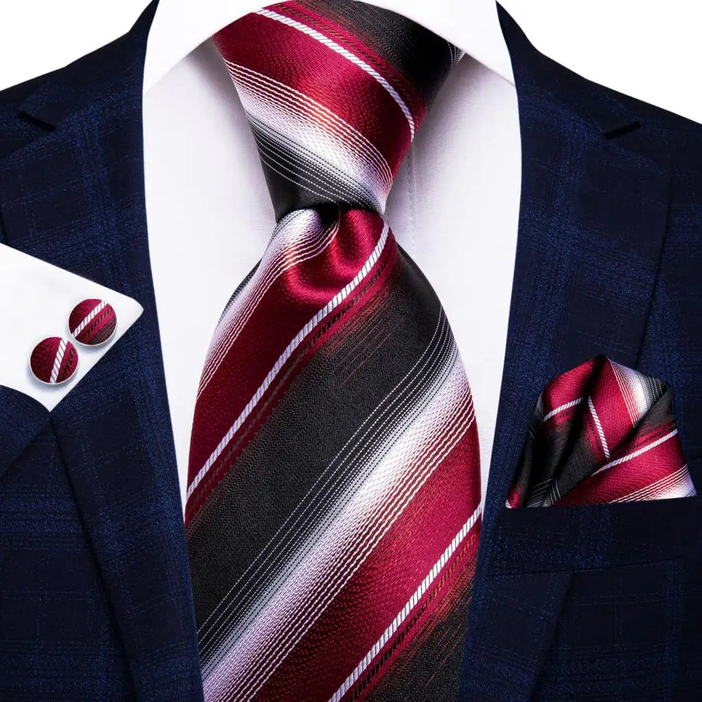 Hi-Tie Seiden-Herren-Krawatten-Set Blumenmuster Gelb Gold Krawatten und Taschentücher Manschettenknöpfe-Set Herren-Hochzeits-Party-Anzug-Mode-Halskrawatte C-3053