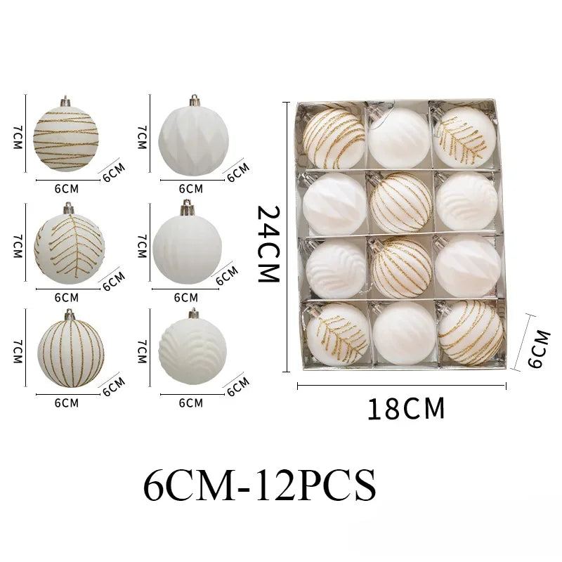 Choice Weihnachtskugeln - 12er Set Ø6 cm Glas Christbaumschmuck