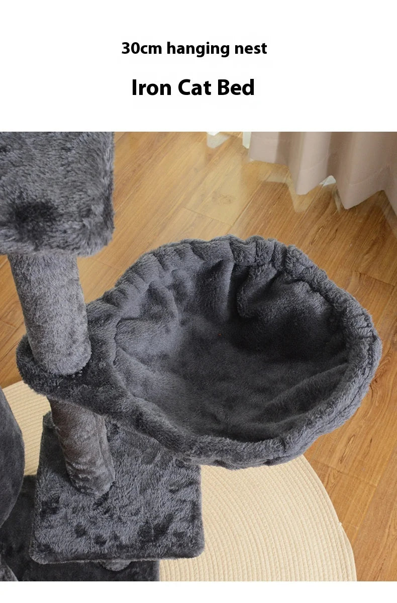Cat climbing frame Big special tree nest integrated largejumping platform sisal  column cat shelf