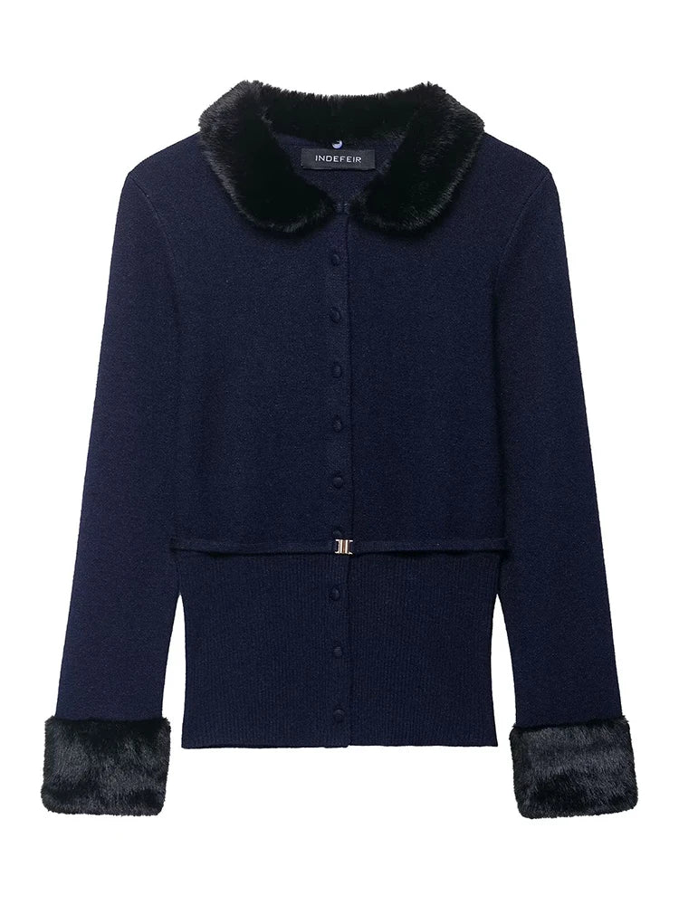 CN Jiangsu Cardigan - Knopf Mit Gürtel, Größe M, Gewicht 120-220 Gramm Pro Quadratmeter, Material Strick