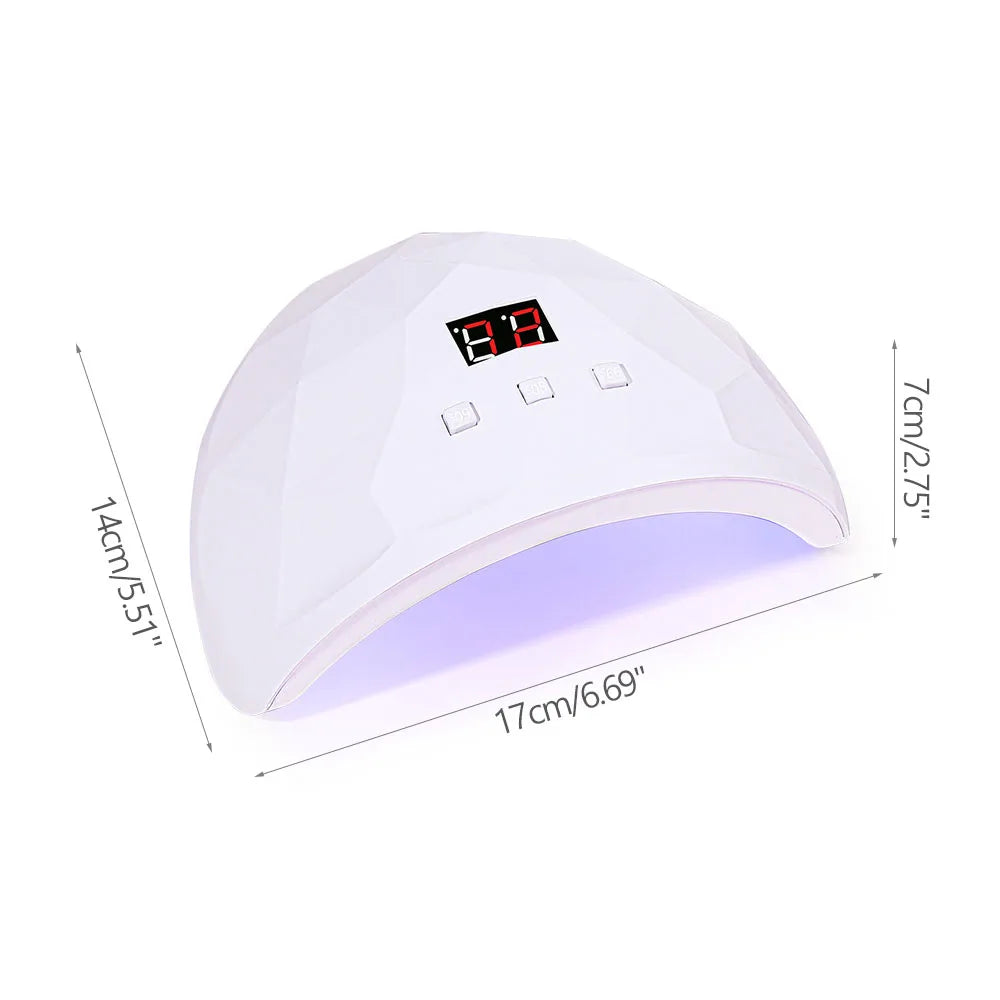 LULAA 18 UV LEDs Gel Nail Drying Lamp Mini LED Screen Nail Phototherapy Machine Professional Manicure Tool Salon Equipment