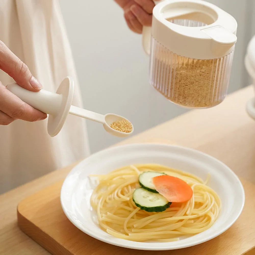 Aihogard SpiceJar Teleskoplöffel - 200ml Plastik Kompakt