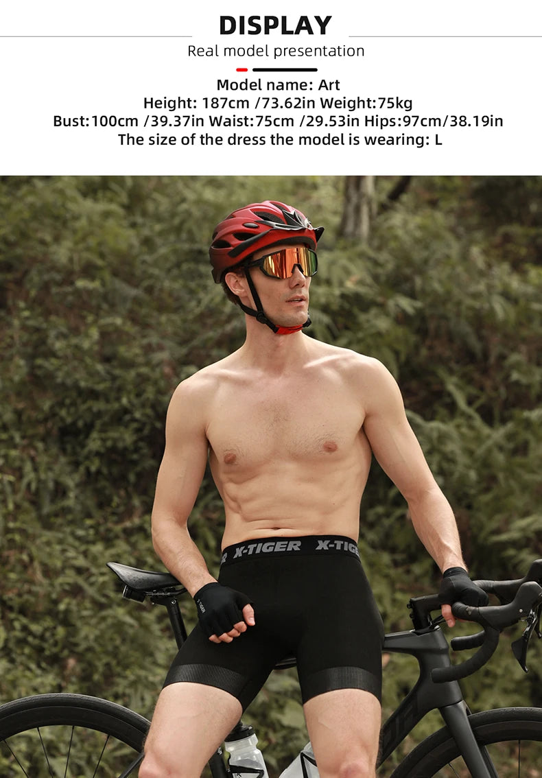 X-TIGER XM-DNK-36001 atmungsaktiv - Gel-Pad, S-XL, Poly