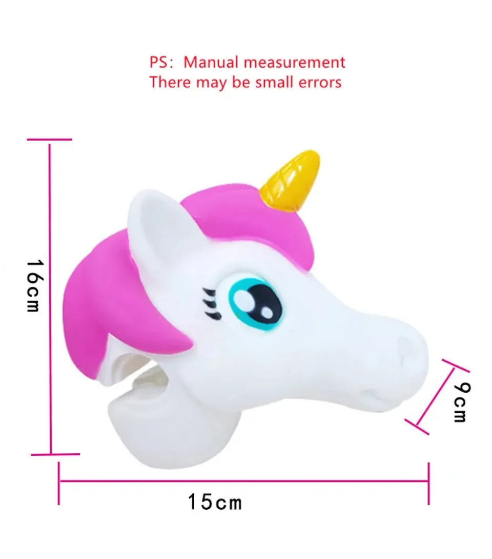 1STK Einhornkopf Spielzeug - Lenker Dekoration 12cm Kids
