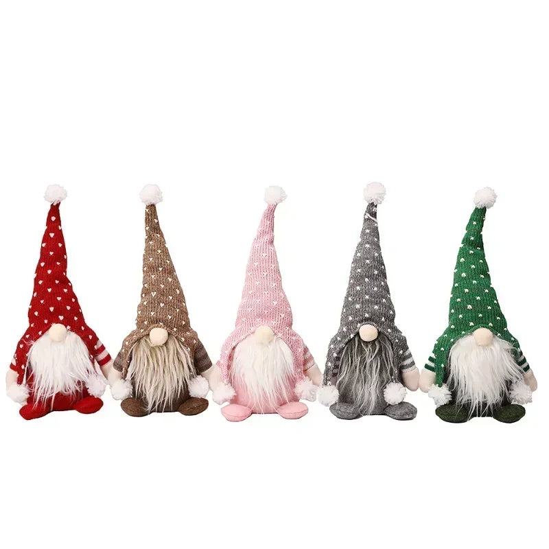Christmas Gnome Plush Santa Doll Xmas Decoration Ornaments Fashion Accessories Party Home Decoration Accessories Supplies Items