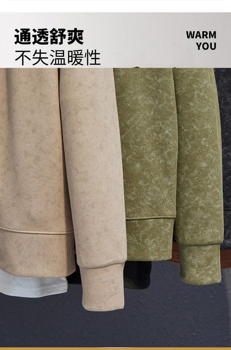 MAINKULCN Cardigan Koreanischer Stil V-Ausschnitt - Größe 8XL-10XL, Material Polyester Baumwolle, Knopfleiste