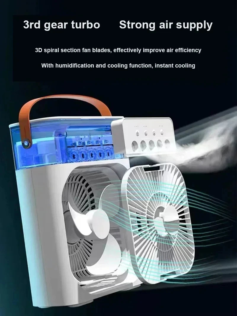 Kualool Fünfloch-Befeuchter-Lüfter - 5V2A 10W Kompakt