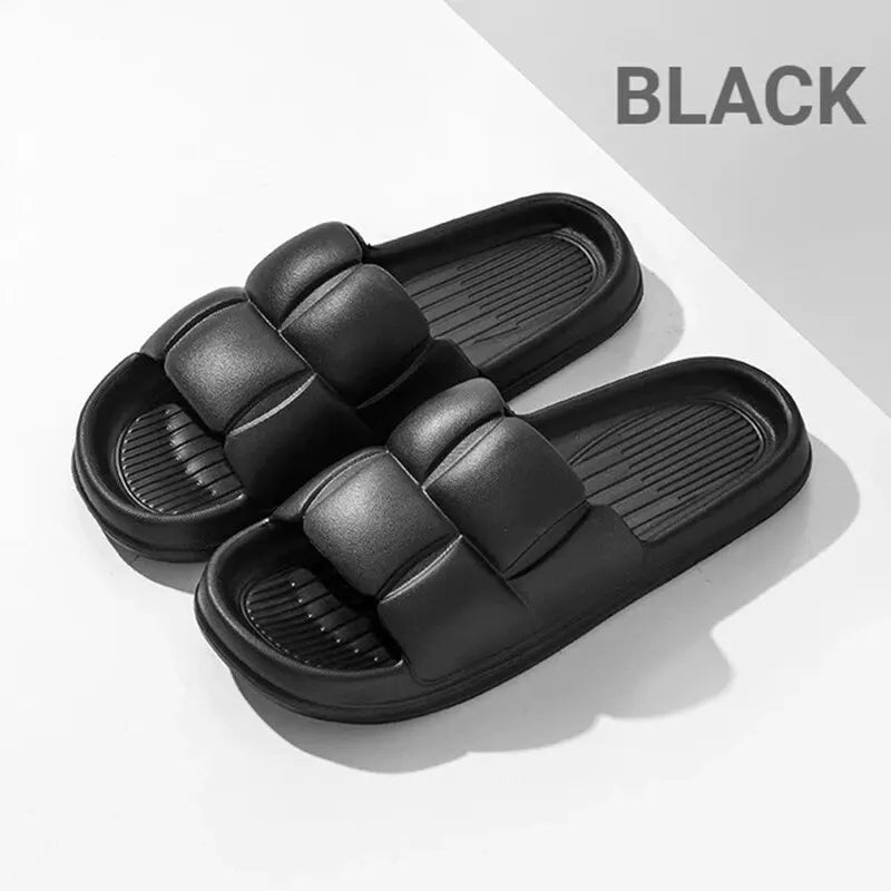 Sommer Weich Schuhe Cloud Hausschuhe Innen Stumm Badezimmer Anti-Rutsch Slide Eva Strand Flip Flops Männer Damen Freizeit Sandalen