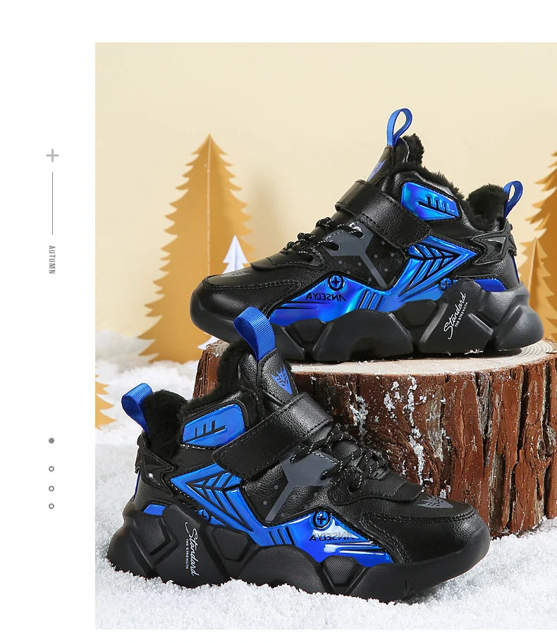Kinder Schneestiefel für Jungen Mädchen Hochwertige Winter Warme Wasserdichte Kinder Mode Sportschuhe Turnschuhe Mädchen Schneestiefel