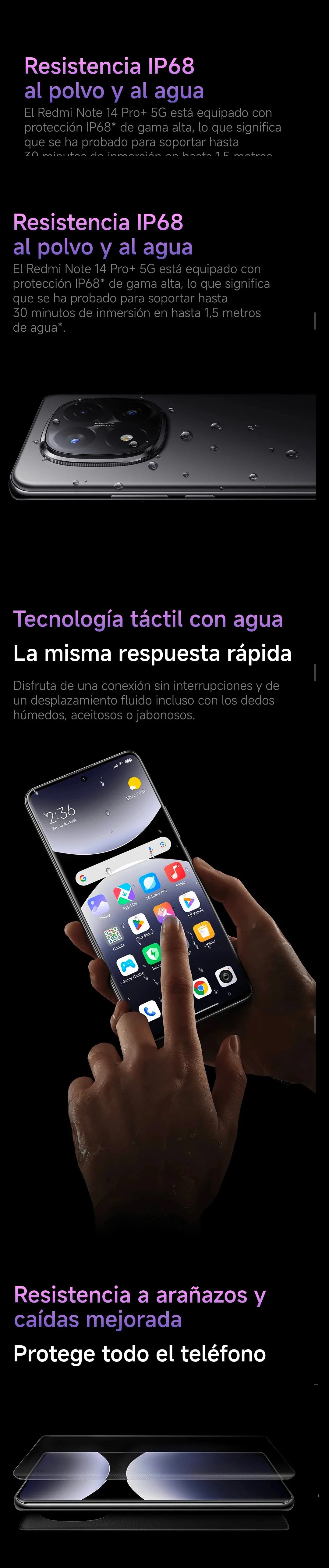 Smartphone 2025: Xiaomi Redmi Note 14 Pro Plus 5G European Version 256GB/512GB - Snapdragon® 7s Gen 3 AMOLED Display 6.67" 120Hz 200MP OIS Main Camera 120W Charging 5110mAh Battery IP68 NFC Collection