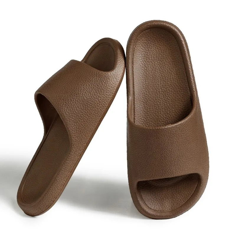 Frauen Dick Plattform Cloud Hausschuhe Sommer Strand Eva Weich Sohle Slide Sandalen Freizeit Männer Damen Innen Badezimmer Anti-Rutsch Schuhe