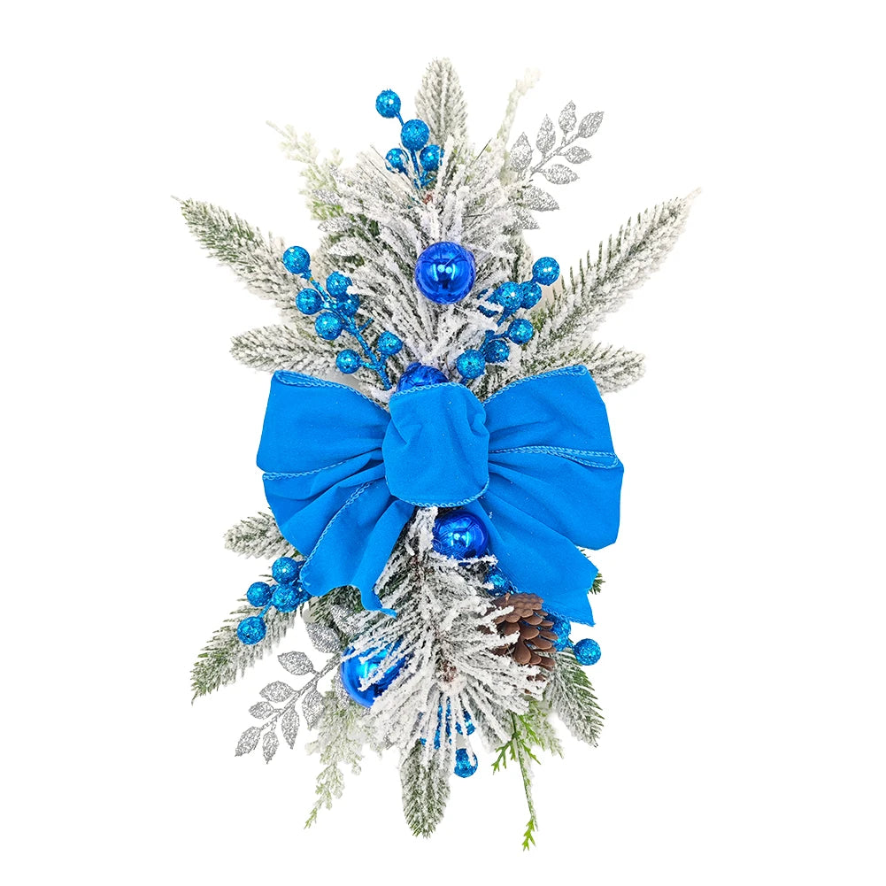 Weihnachten Treppe Dekoration Kranz DIY Indoor Outdoor Girlande Dekoration Mit LED Dekoration Prop Abend Party Dress Up Prop