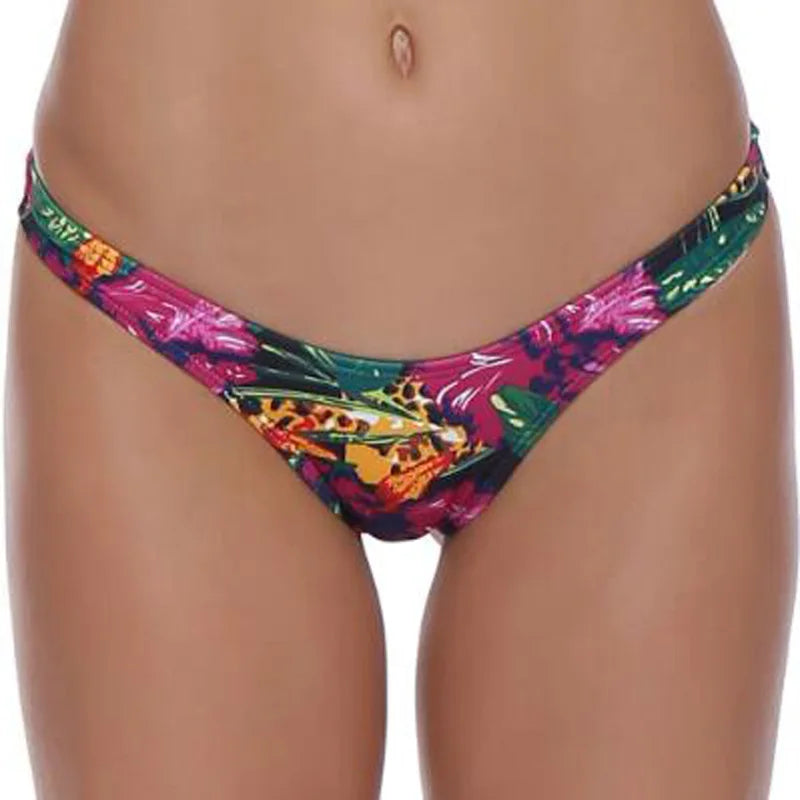COZOK Bikini-Höschen 2025 - Brazilian Tanga Bottom in Weiß & Schwarz