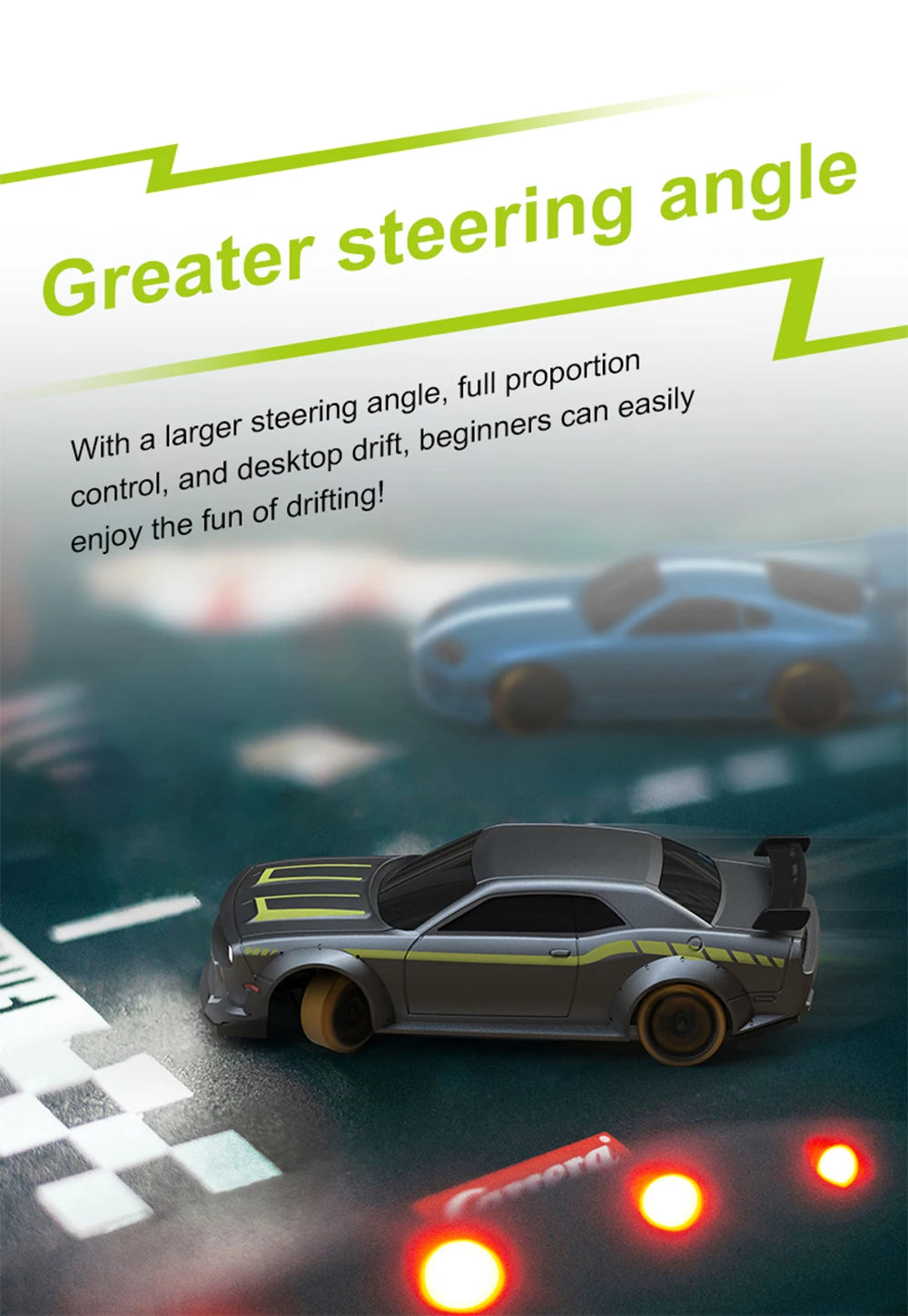 Turbo Racing 1:76 C65 Drift RC Auto Mit Gyro Radio Voll Proportional Fernsteuerung Spielzeug RTR Desktop Spielzeug Für Erwachsene Und Kinder
