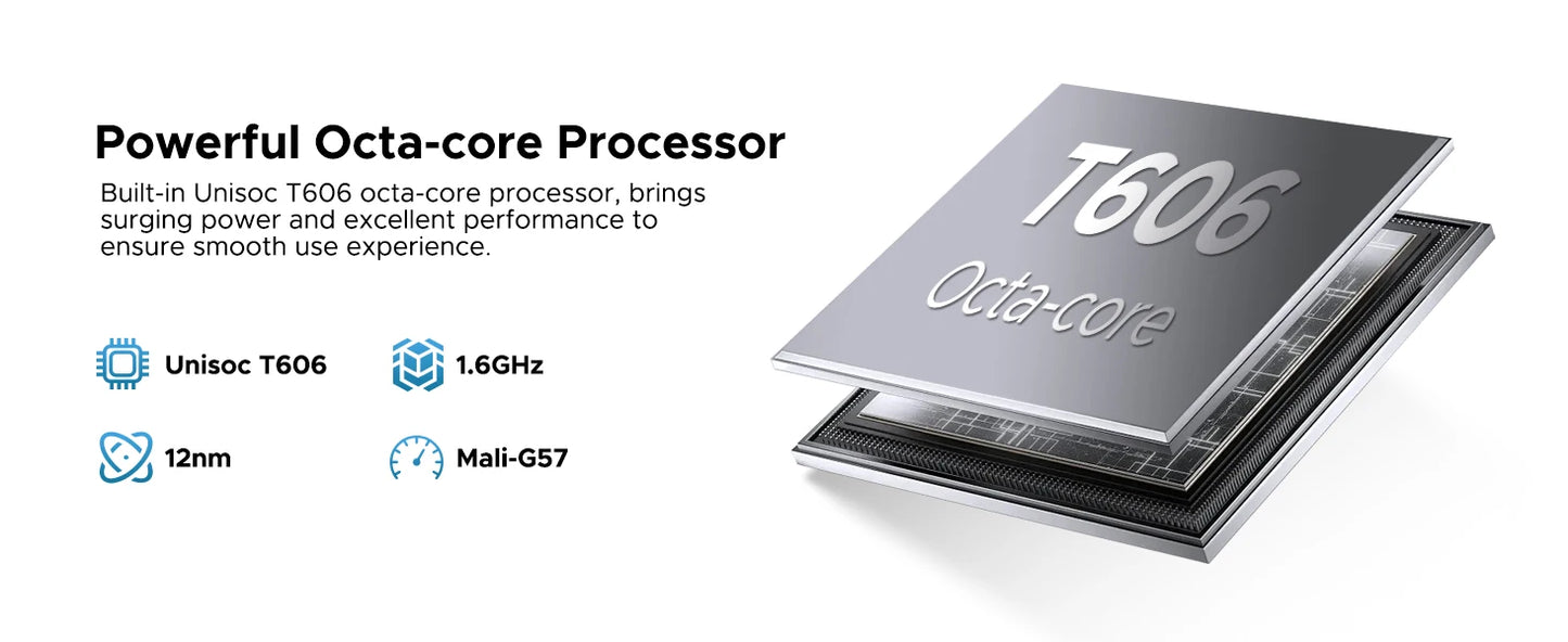 DOOGEE U11 Ultra-Klares 90Hz Display - 128GB ROM 8580mAh 11Zoll