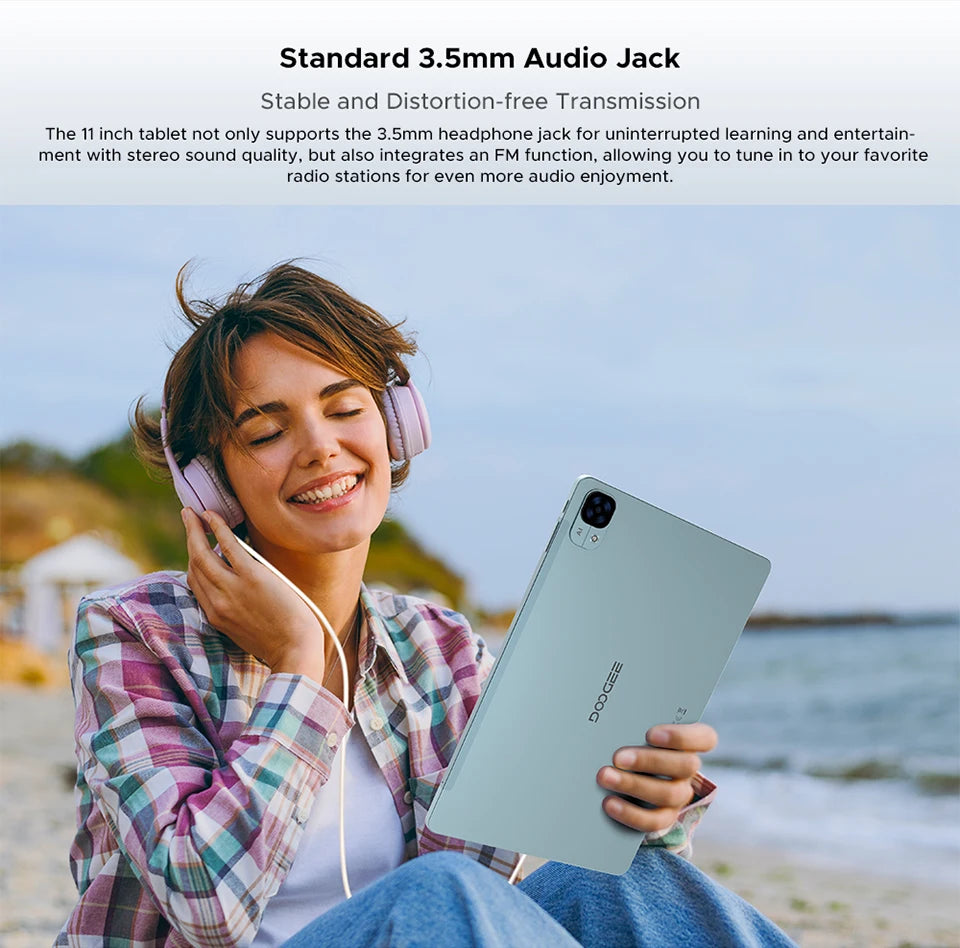 DOOGEE Tab E3 Ultradünn 7,5 Mm - 256 GB Speicher, 8800 mAh Akku, 11 Zoll Display