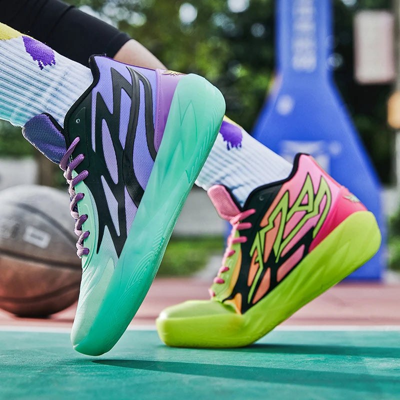 Men Sneakers Fashion Basketball Shoes For Man Training Sports Colorful Non-Slip Zapatillas De Hombres High Quality Tennis Shoes