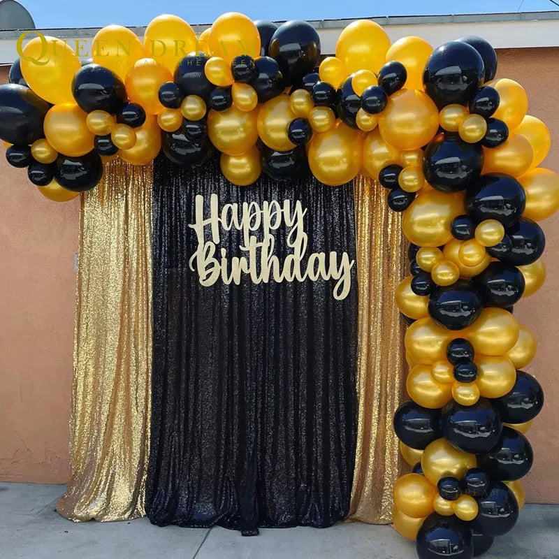 Sequin Backdrop Curtains - 2 Panels 2x8FT,Gold/Silver Backdrop Party Wedding Baby Shower Curtain Sparkle Photography Background