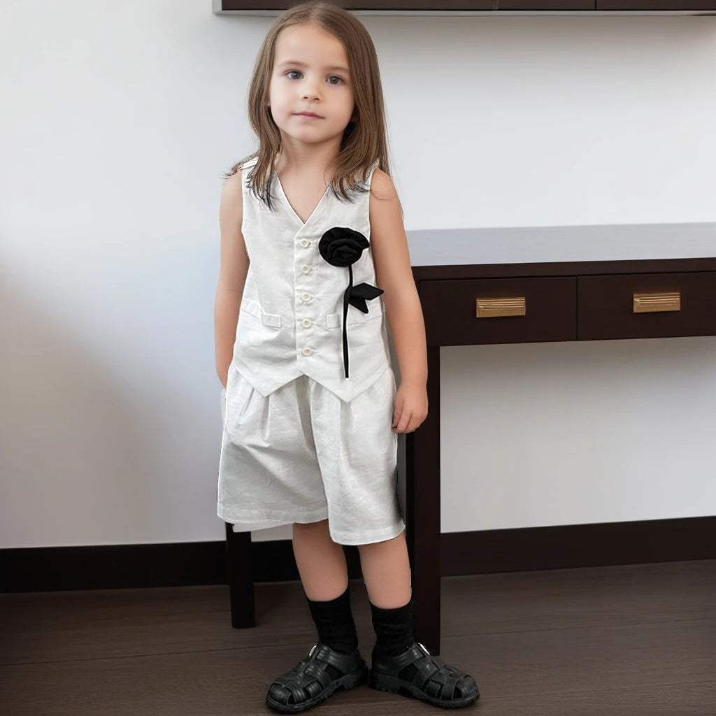 Kinder-Eleganz-Set 2025: Weiße Boutique-Kollektion - Premium Formal Wear