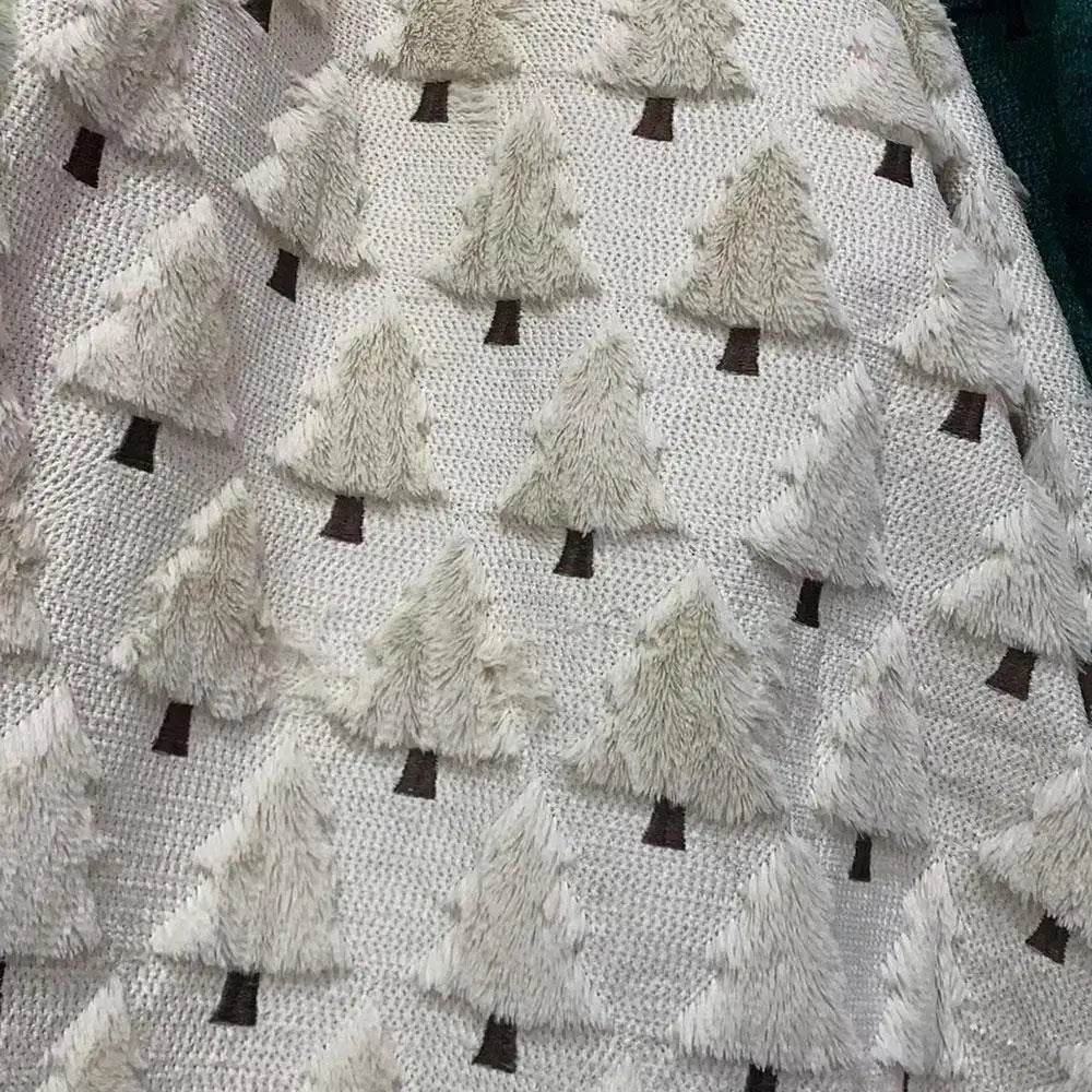 45x45cm Winter Throw Pillow Cover Xmas Home Decor Christmas Plush Pillowcase Pillowslip Home Textile Christmas Tree Pillow Cases