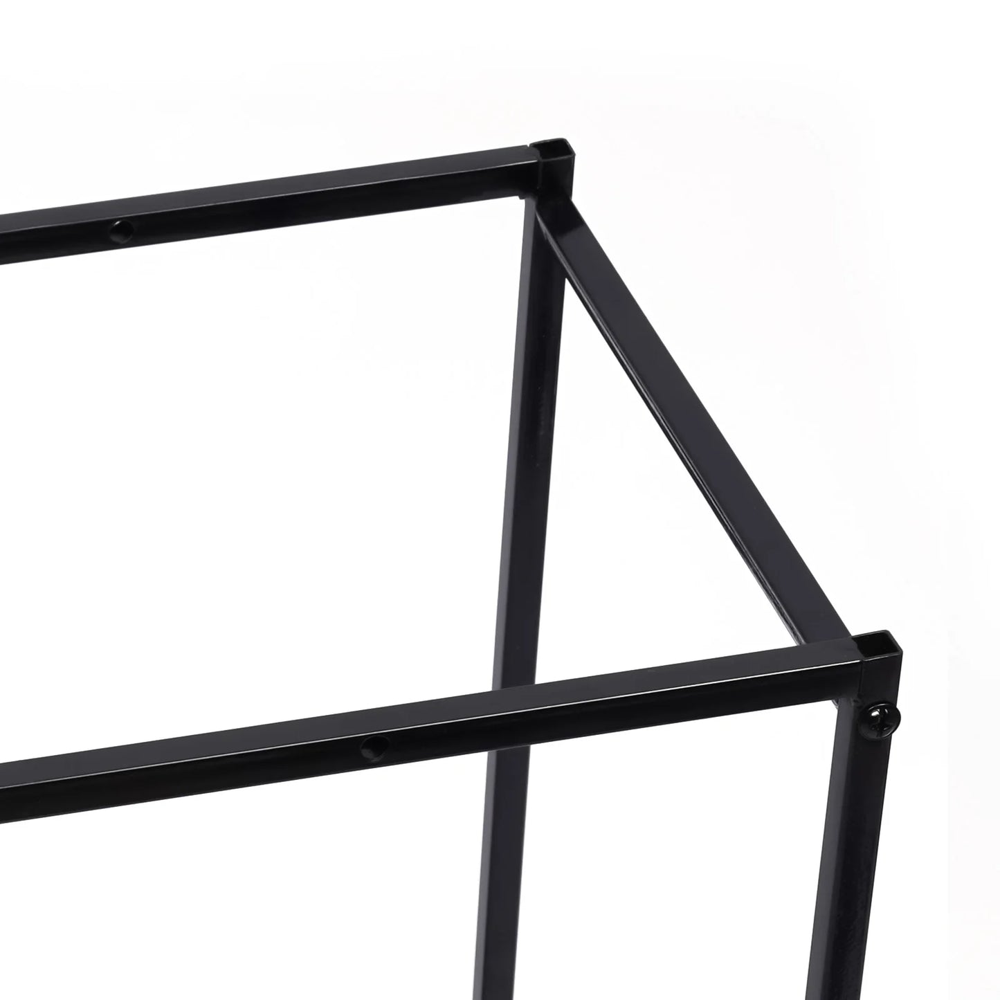 Bymaocar Pflanzenständer 2er-Set Metall 25x25x70cm und 22x22x60cm