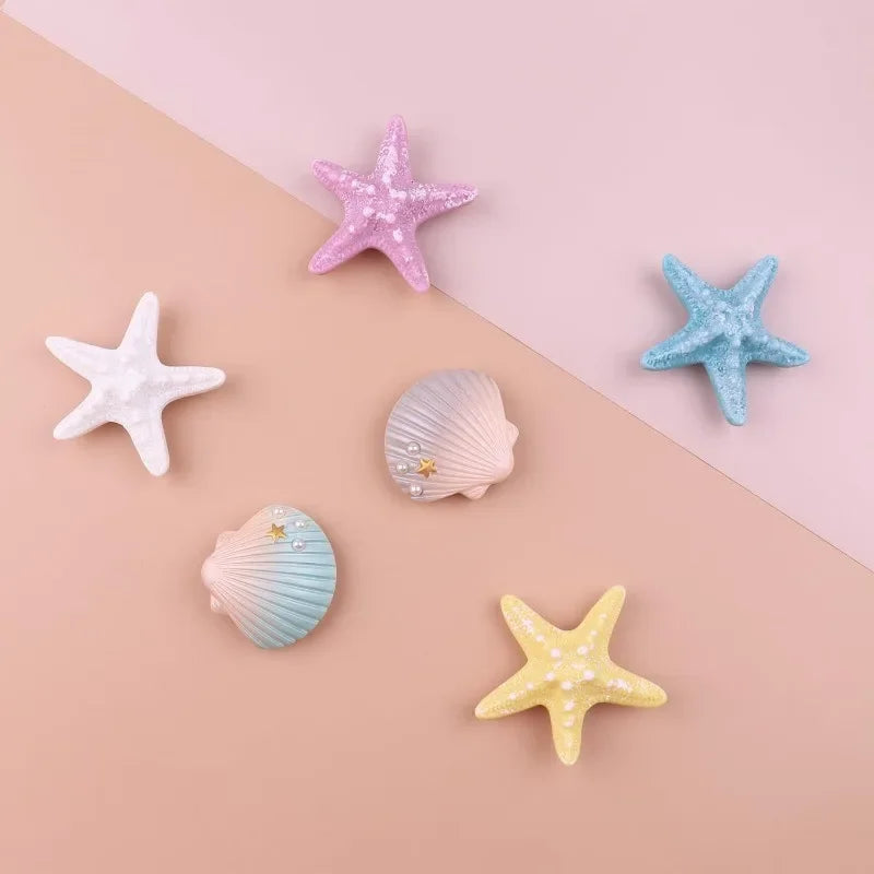 Beach Charms Bogg Bag Accessories EVA Rubber Handbag Fashion Waterproof Women Basket Pins Shell Buckles Badge Jelly Sac Bogg Bag