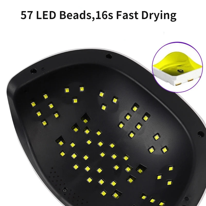 Large Size LED UV Lamp For Nails 150W Uv Light Gel Polish Nail Drying Lamp Nail Dryer Equipment Manicure Accessories Sun X8 Max