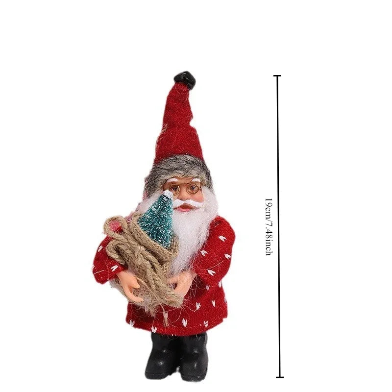 Choice Weihnachtsmannfigur Handgefertigt - Größe ca. 20 cm, Sitzend