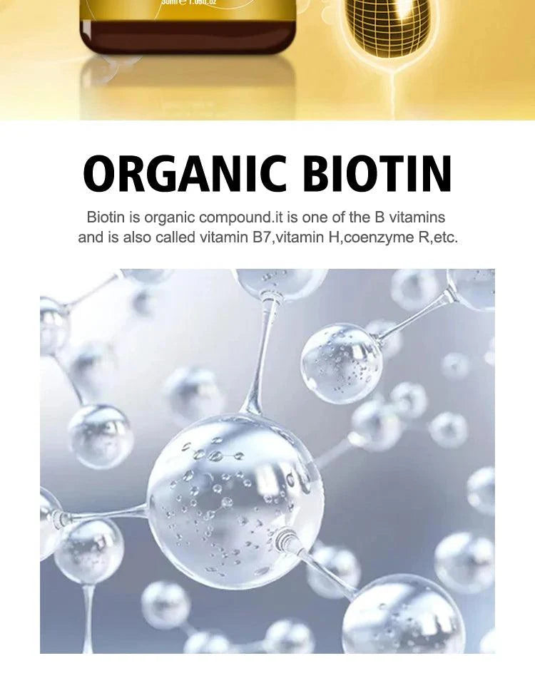 PURC,Biotin fast hair growth oil shampoo conditioner set anti hair loss