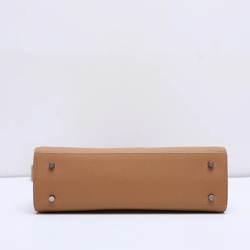 ARI luxury soft cowhide leather shoulder bag classic fashion