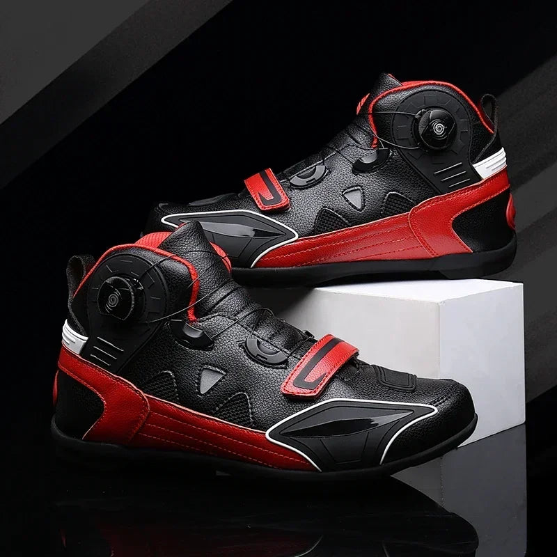 CN Fujian Leder Motocross Stiefel Knöchelhoch - Plus Size Antirutsch Atmungsaktiv