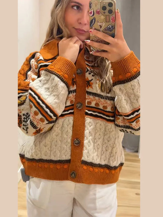 LunaKnit Y2K Strickcardigan - Gr. M, Bambusfaser, Regular