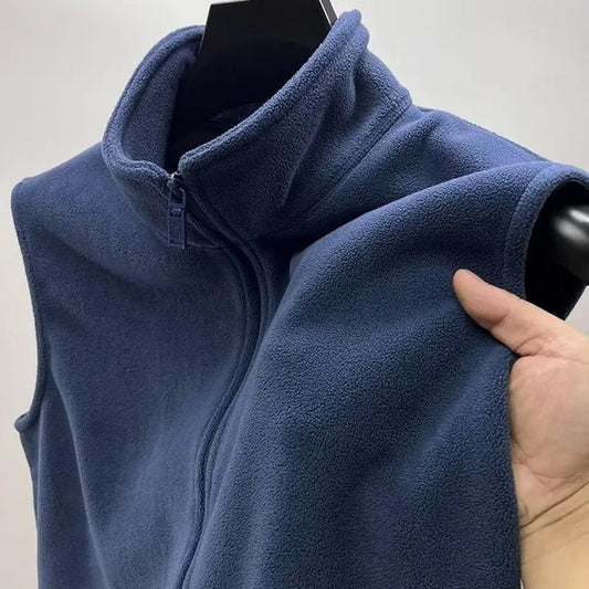 Sanwood Polar Fleece Weste Doppelseitig Stehkragen - Kapazität Hoch Leistung Hoch Größe M