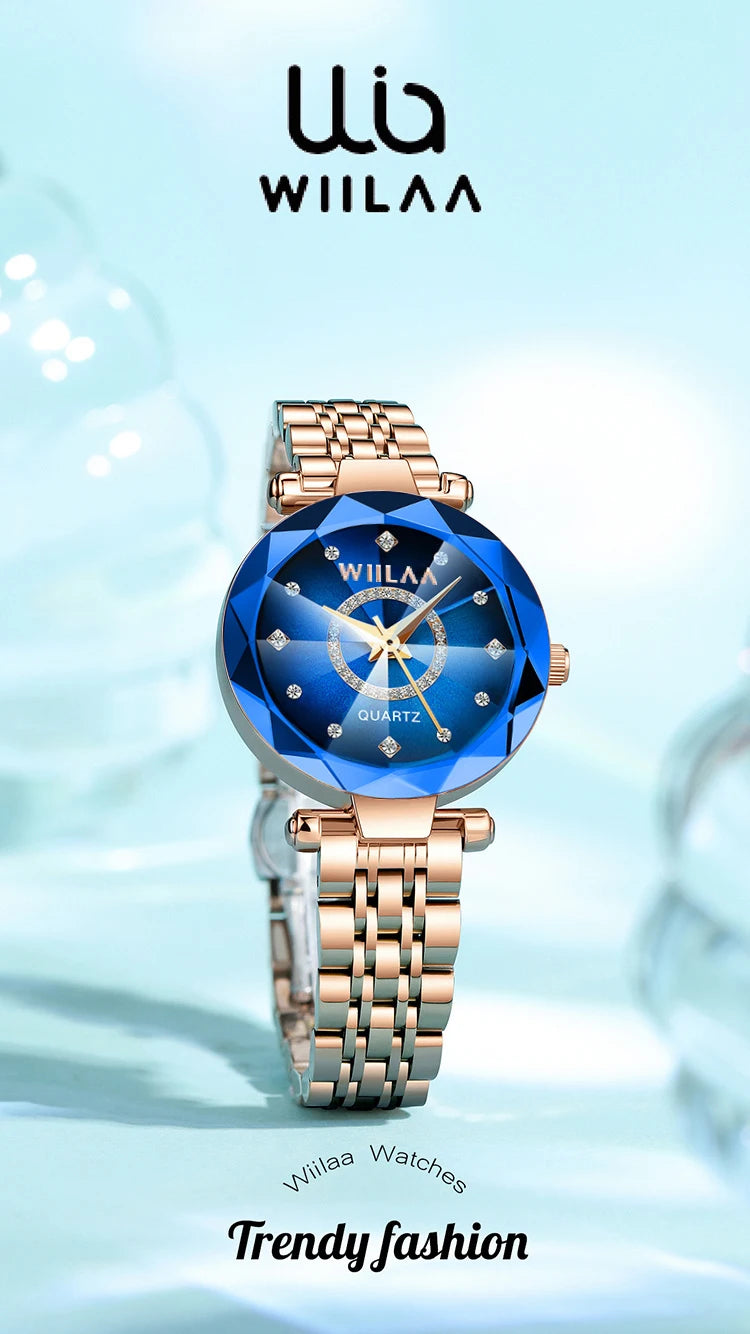Damen-Uhr 2025: Luxury-Brand Top-Rhinestone - Gold Clock Collection