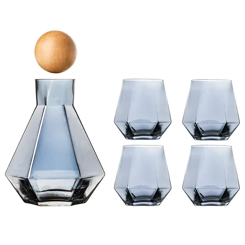 Drinkware Kristallkaraffe Klar - 1L 500ml 25cm Set