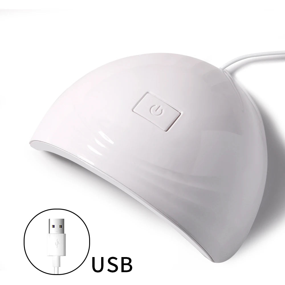 LULAA 18 UV LEDs Gel Nail Drying Lamp Mini LED Screen Nail Phototherapy Machine Professional Manicure Tool Salon Equipment