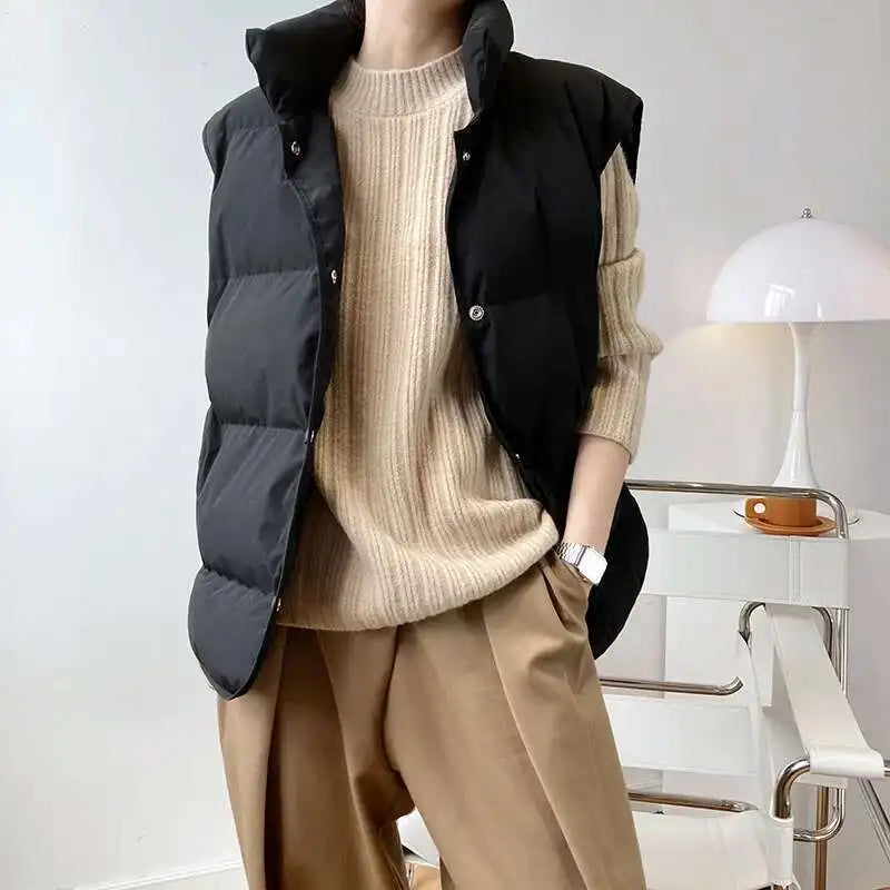 Sheng palae Mode Baumwolle Weste - Ärmellos M Baumwolle