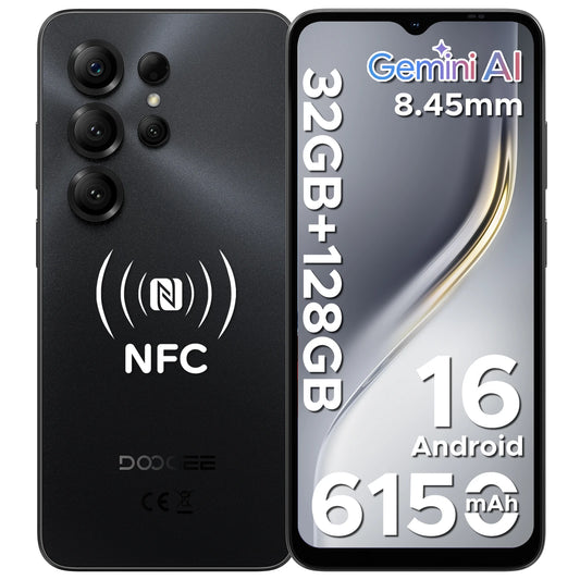 DOOGEE Note56X Pro Gemini AI - 6150 mAh Unisoc T7225 Octa Core 6,56 Zoll