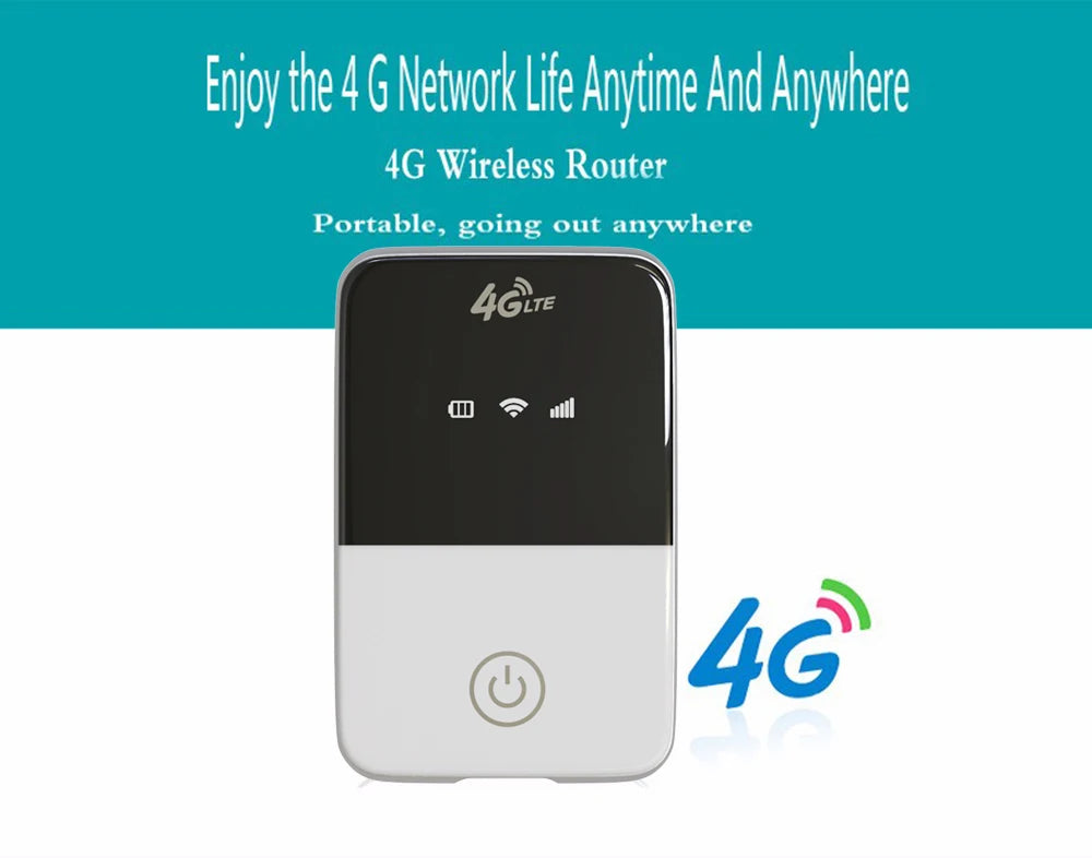 TIANJIE 4G LTE Router Portable WiFi - 150Mbps SIM USB