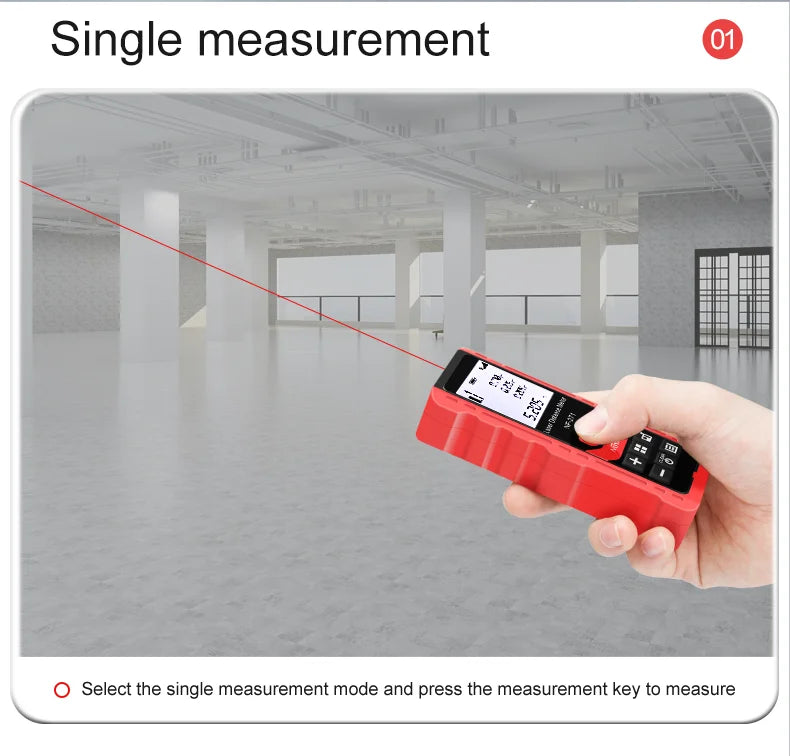 NOYAFA NF-271 Laser-Entfernungsmesser 80M Bandmaß Range Finder Messgerät Tools Digital-Maßstab Test-Tool